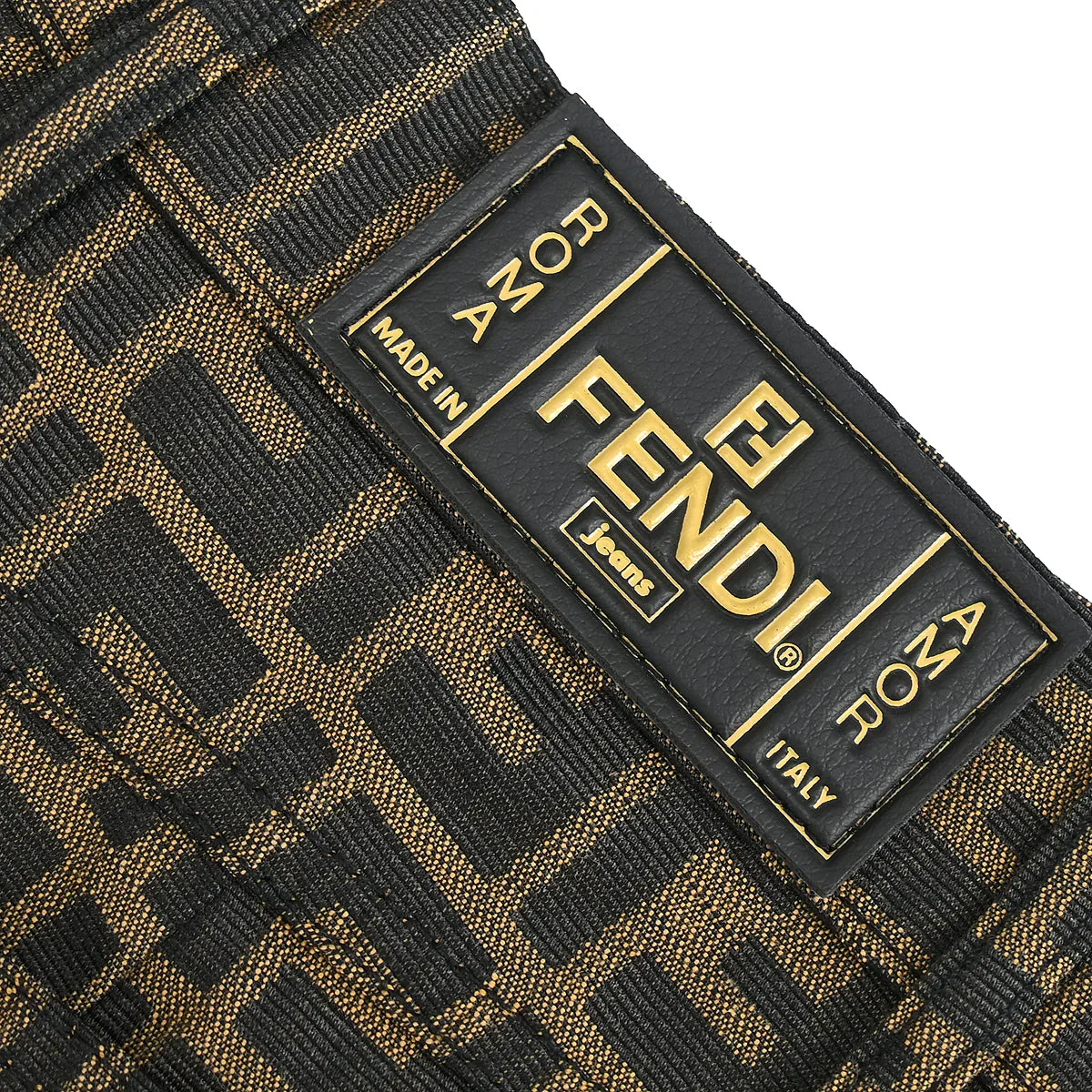 Fendi Zucca Skirt Brown #42 - Image 5