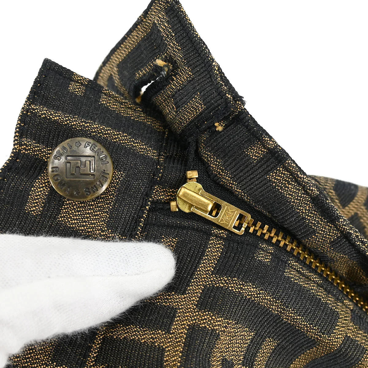 Fendi Zucca Skirt Brown #42 - Image 7
