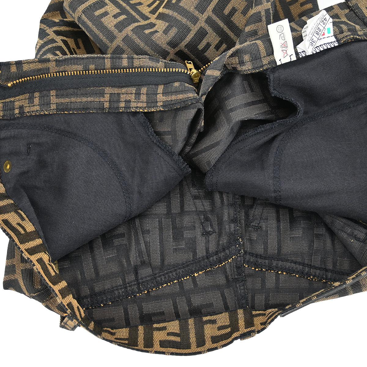 Fendi Zucca Skirt Brown #42 - Image 8