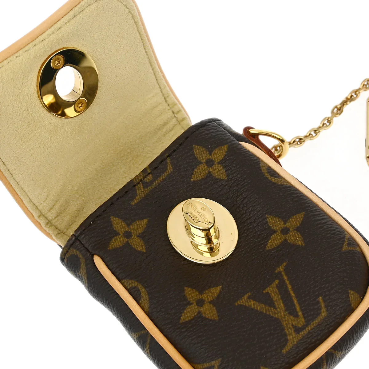 Louis Vuitton Monogram Pochette Tulum Pouch Bag Key Holder M60020 - Image 5