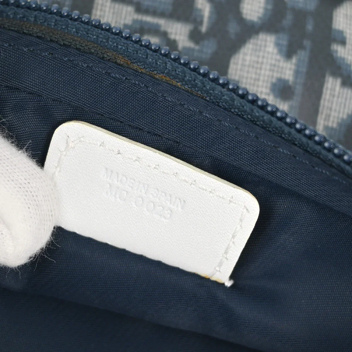 Christian Dior 2003 Navy Trotter Saddle Belt Bum Bag Pouch - Image 8