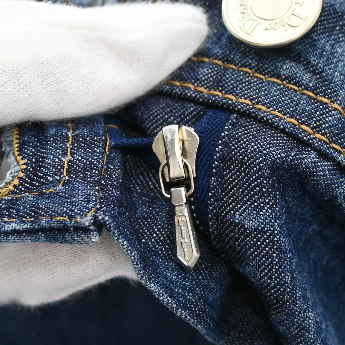 Christian Dior Skirt Blue Denim - Image 6