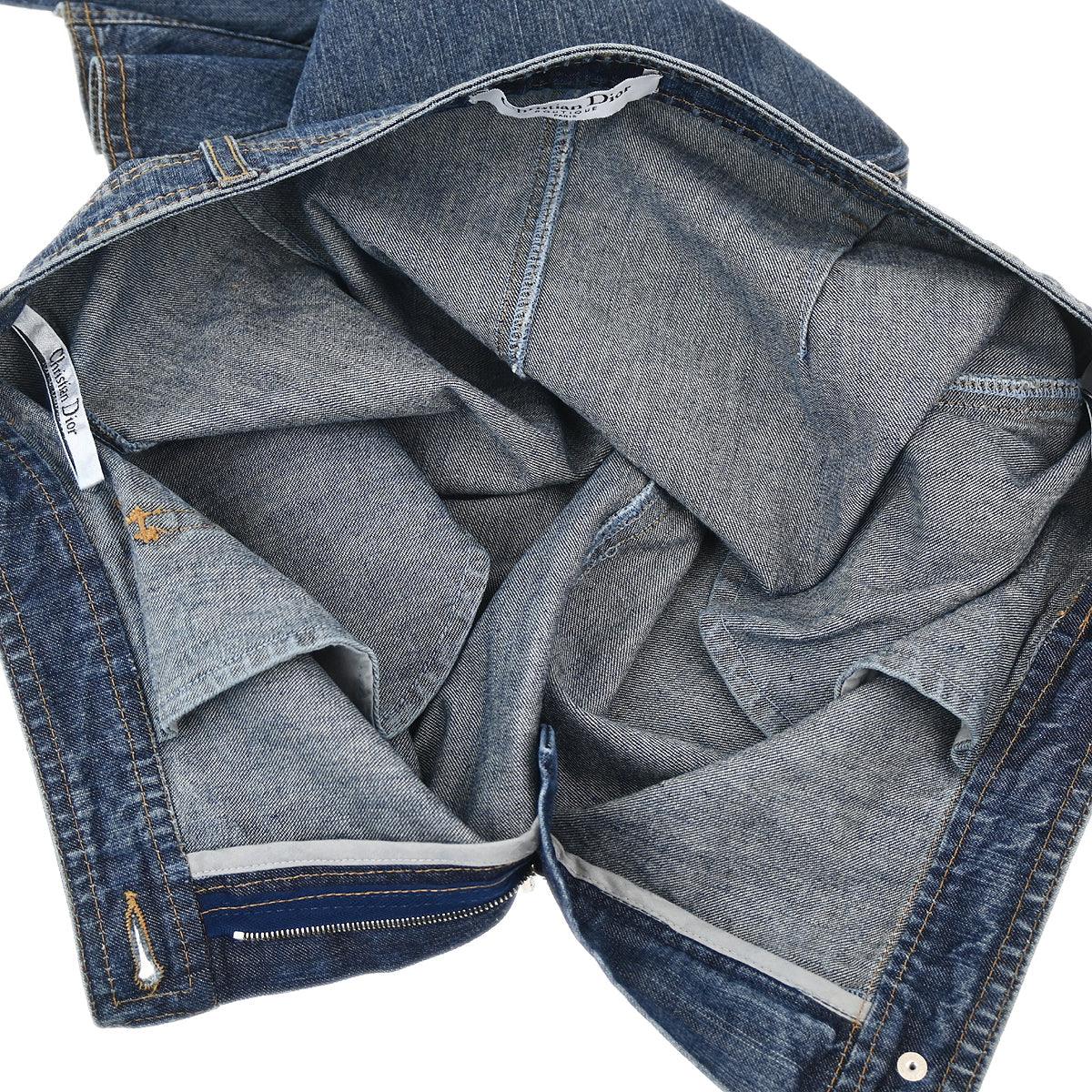 Christian Dior Skirt Blue Denim - Image 7