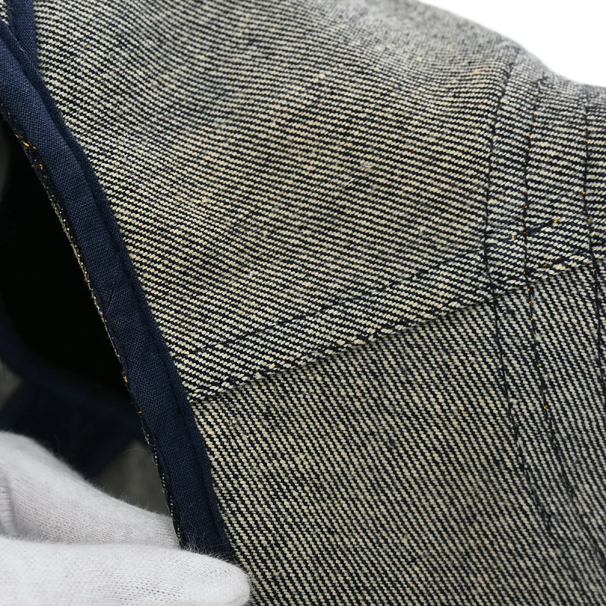 Chanel Sleeveless Vest Denim Jacket Indigo - Image 9