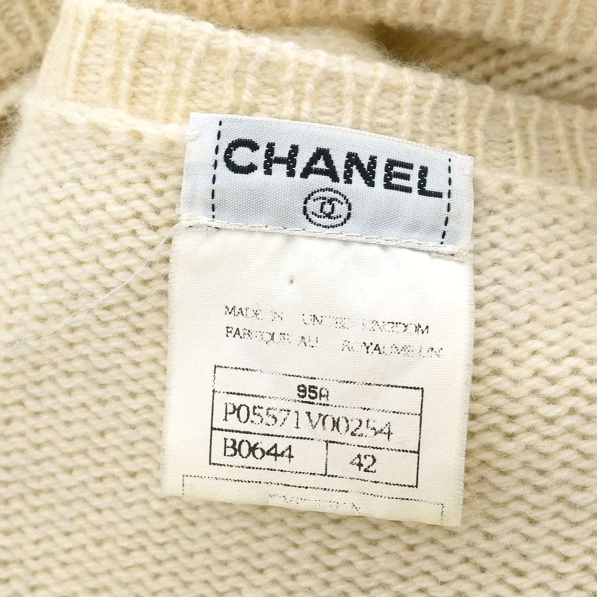 Chanel 1995 Sweater Off-white #42 - Image 9