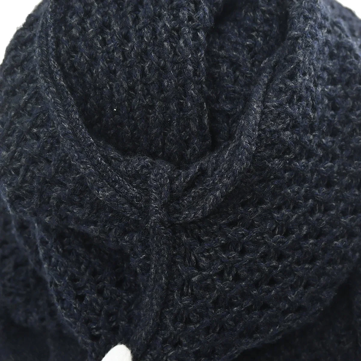 Chanel 2009 Sweater Knit Top Navy #36 - Image 5