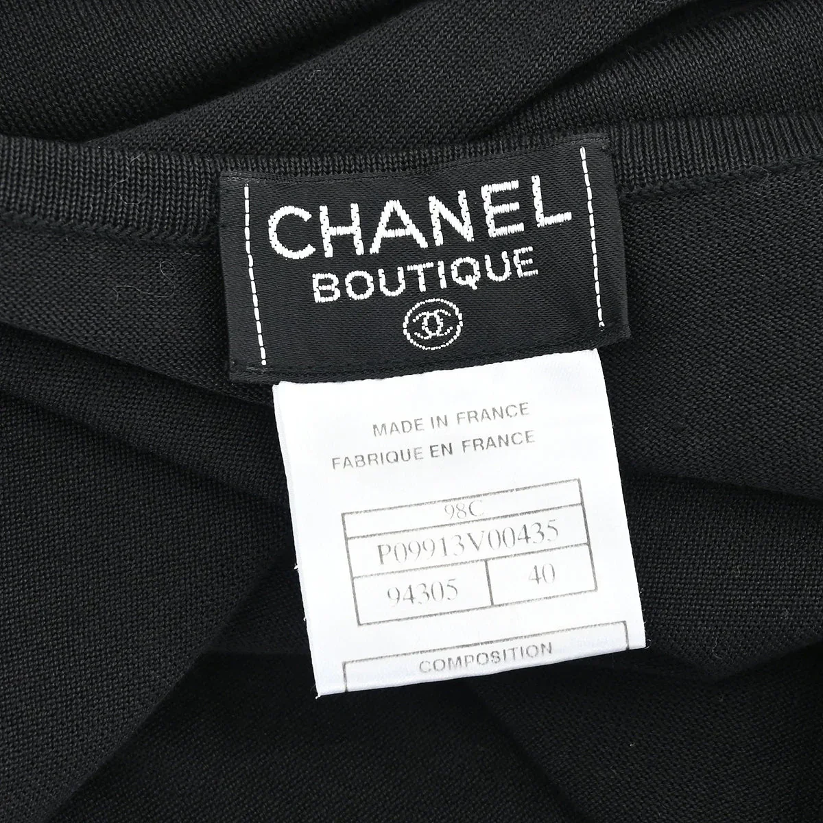 Chanel 1998 Sleeveless Top Black #40 - Image 9