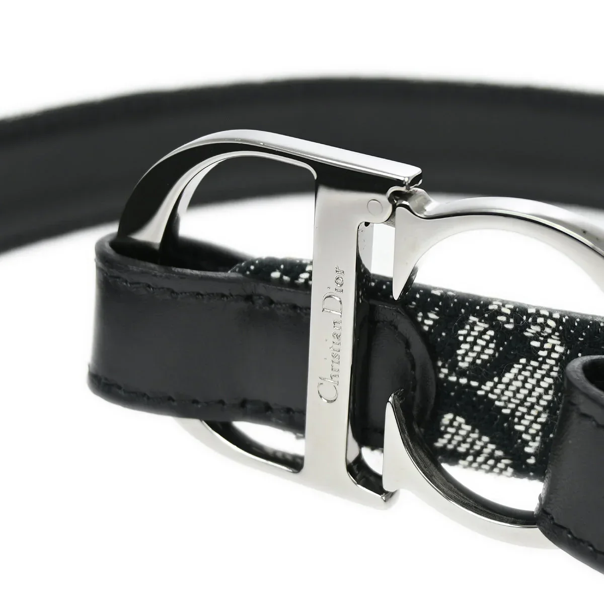 Christian Dior Trotter Belt Black #75 Small Goods - Image 3