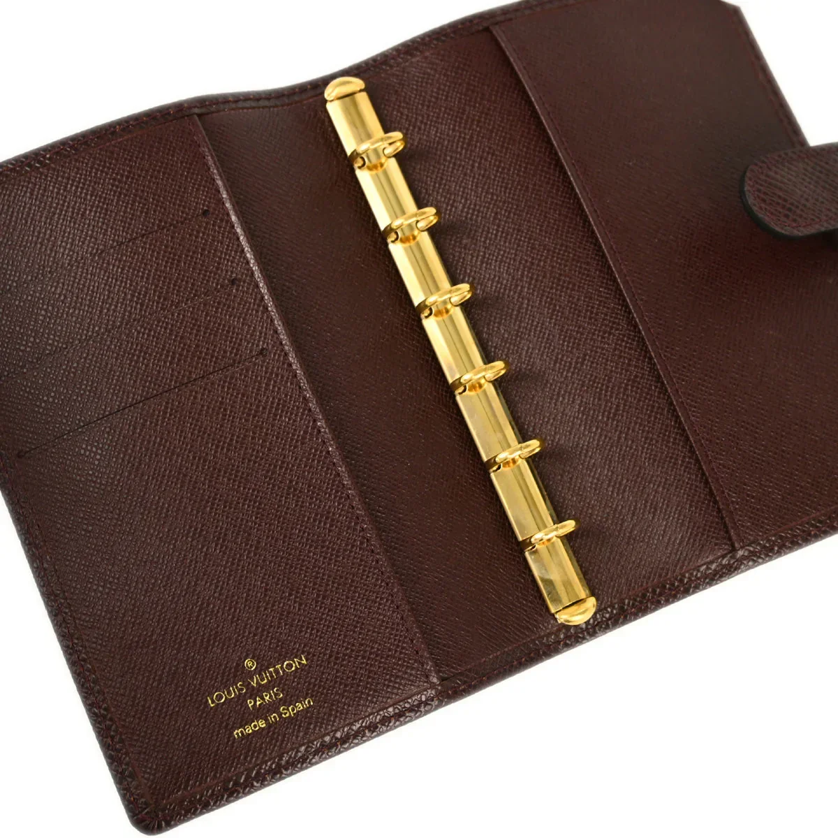Louis Vuitton 2001 Taiga Agenda PM Note Book Cover R20434 Small Good - Image 5