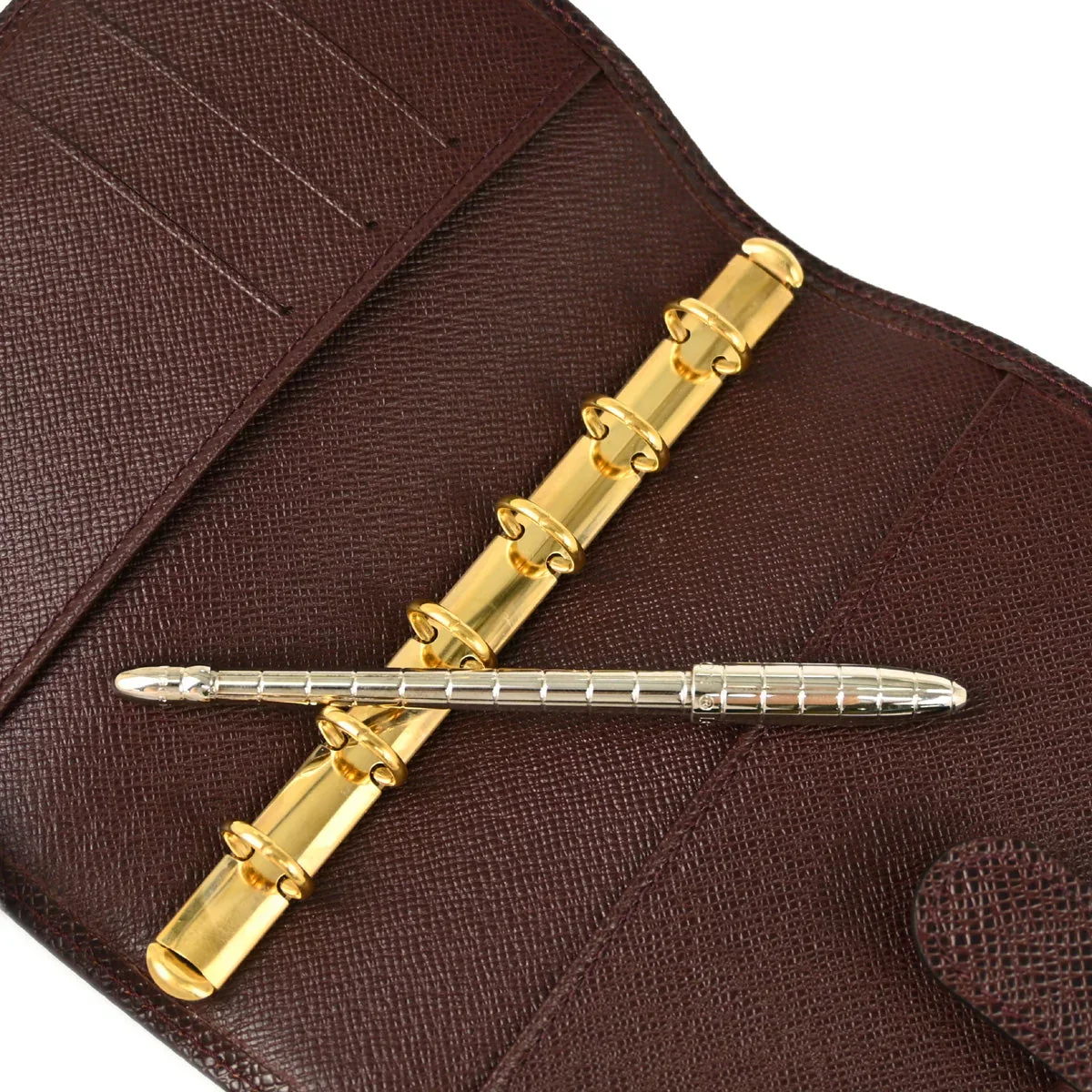 Louis Vuitton 2001 Taiga Agenda PM Note Book Cover R20434 Small Good - Image 7