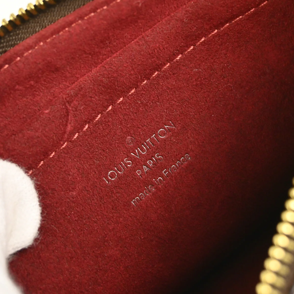 Louis Vuitton 2010 Damier Pochette Milla MM Handbag N63091 - Image 4