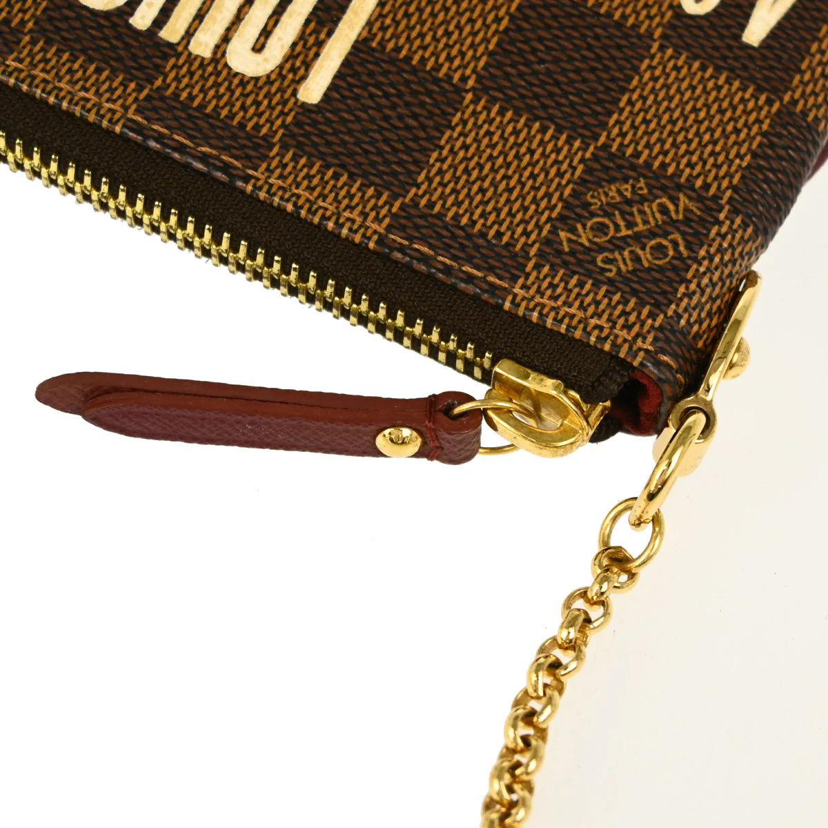 Louis Vuitton 2010 Damier Pochette Milla MM Handbag N63091 - Image 7