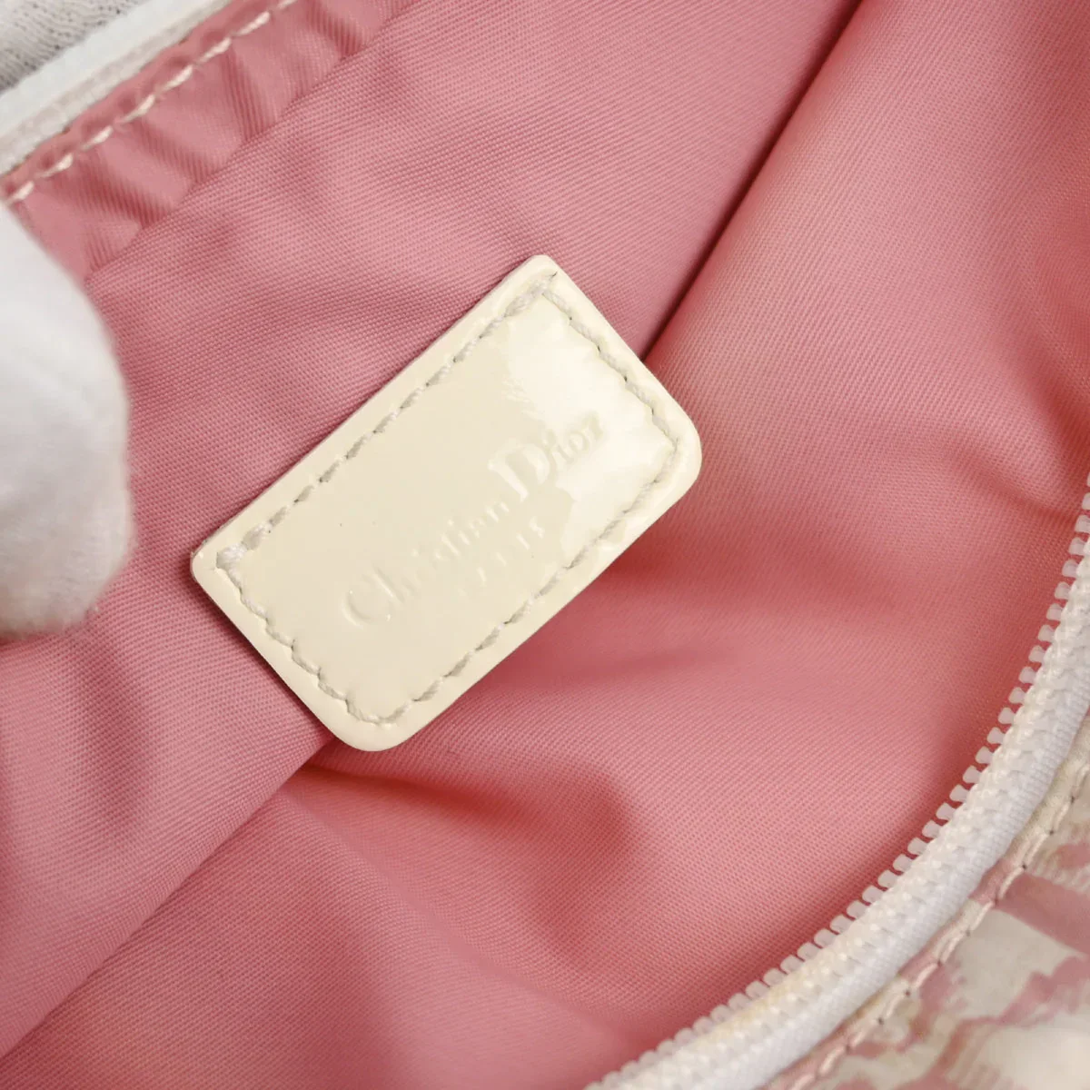 Christian 2004 Dior Pink Trotter Waist Bum Bag - Image 8