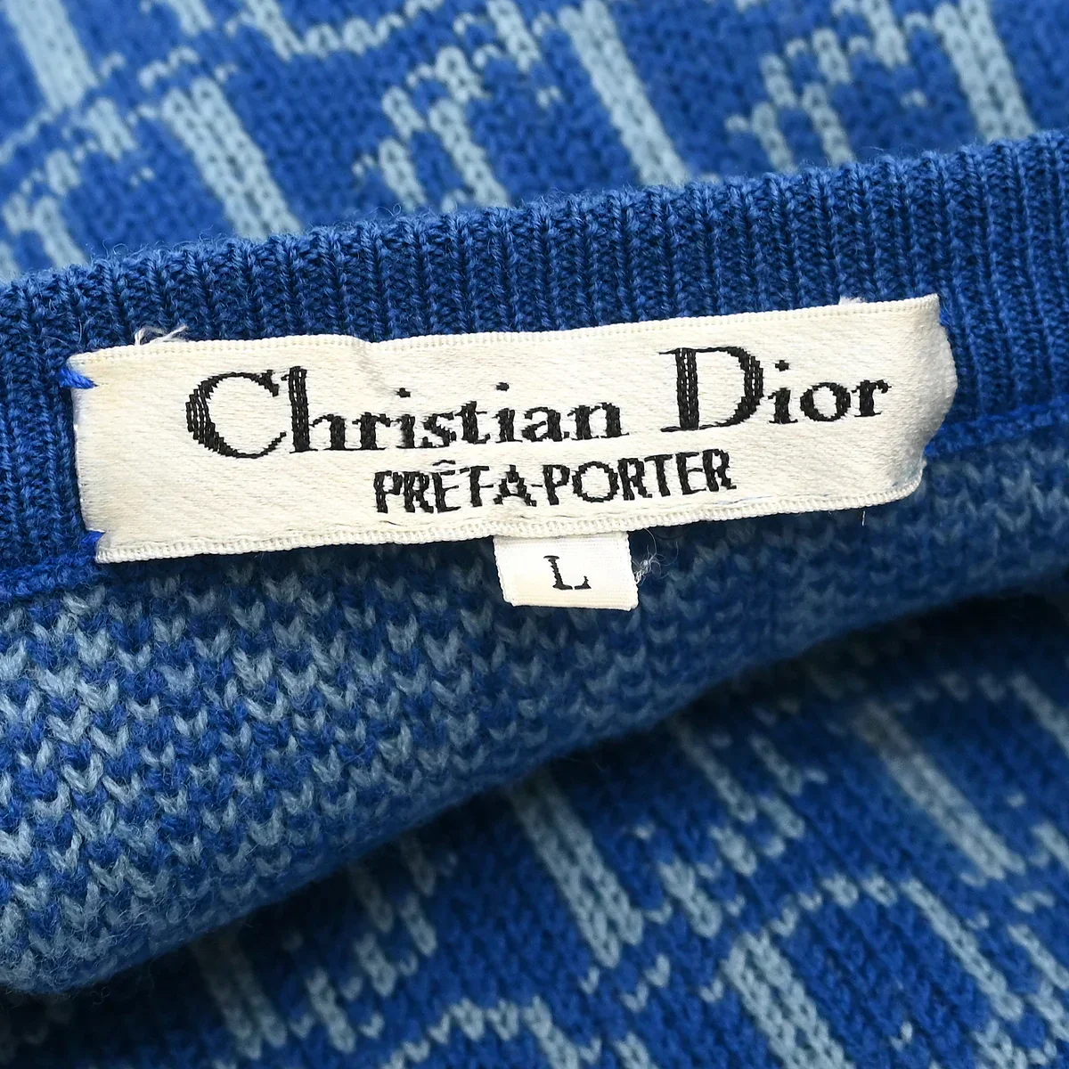 Christian Dior Trotter Sweater Blue #L - Image 8
