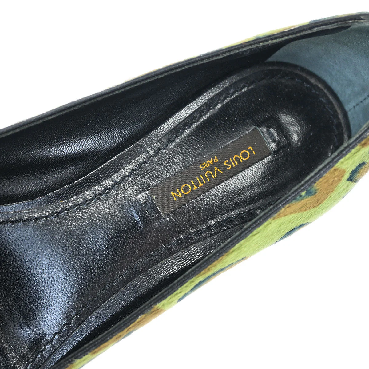 Louis Vuitton 2013 Pony Hair Leopard Print Opera Shoes #36.5 - Image 6