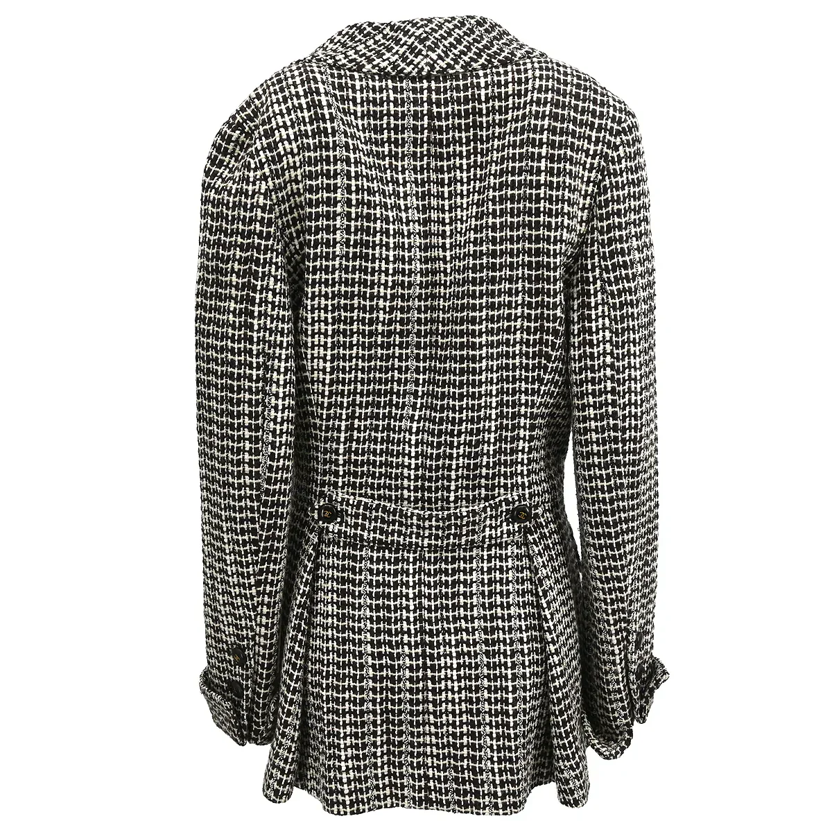 Chanel 2001 Double Breasted Jacket Brown #40 - Image 2
