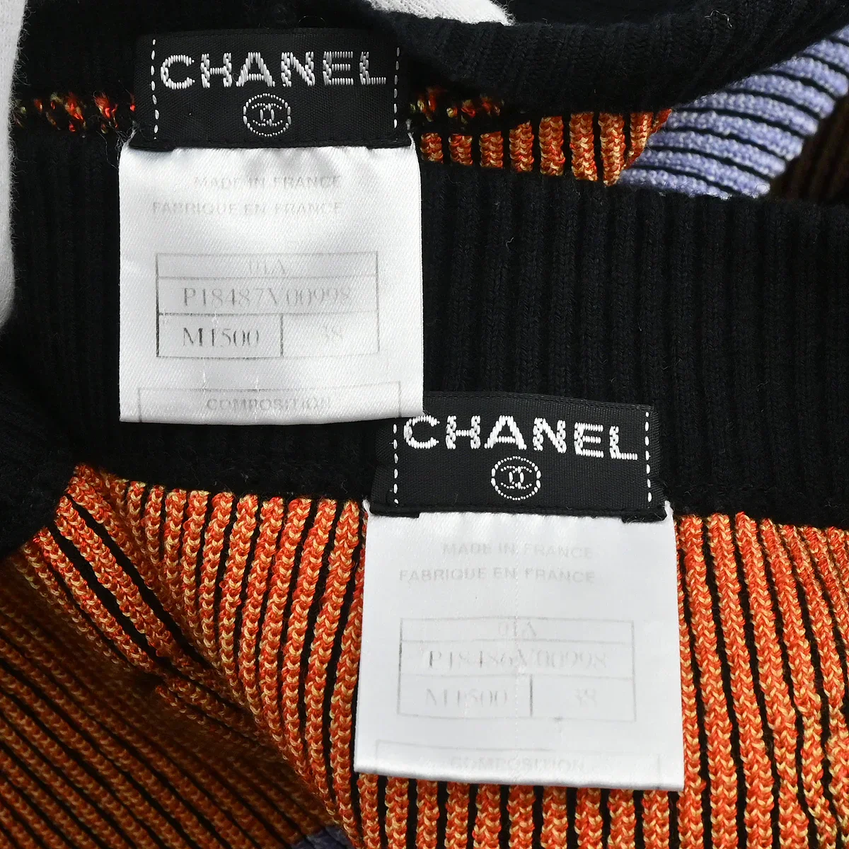 Chanel 2001 Setup Suit Cardigan Skirt Black #38 - Image 4