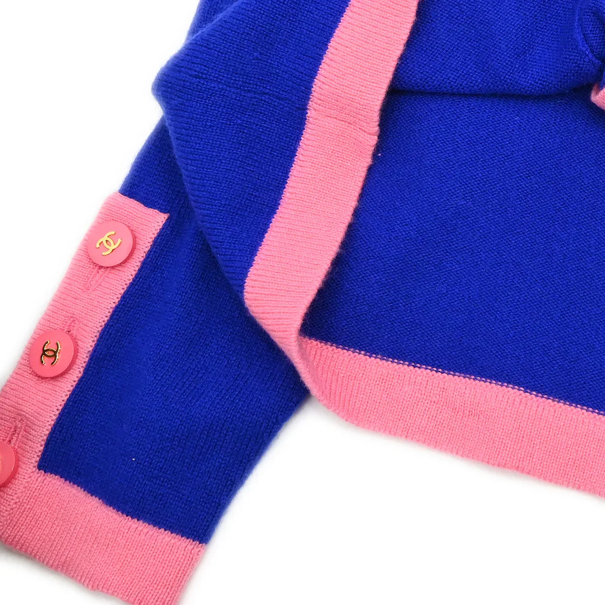 Chanel 1995 Cardigan Blue #44 - Image 7