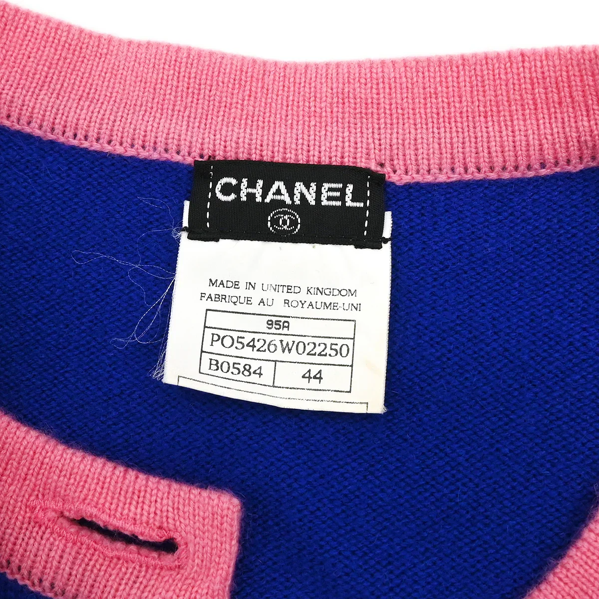 Chanel 1995 Cardigan Blue #44 - Image 9