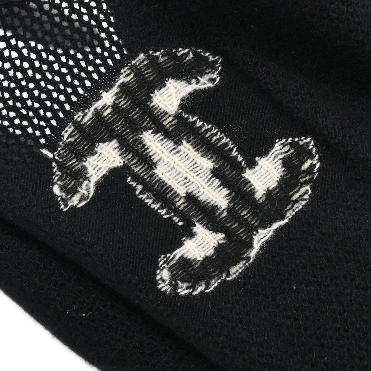Chanel 2001 Short Sleeve Sweater Knit Top Black #40 - Image 8