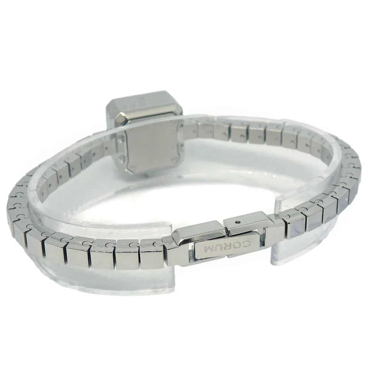 Corum Sugar Cube Ref.137.424.47 Quartz Watch SS Diamond - Image 4