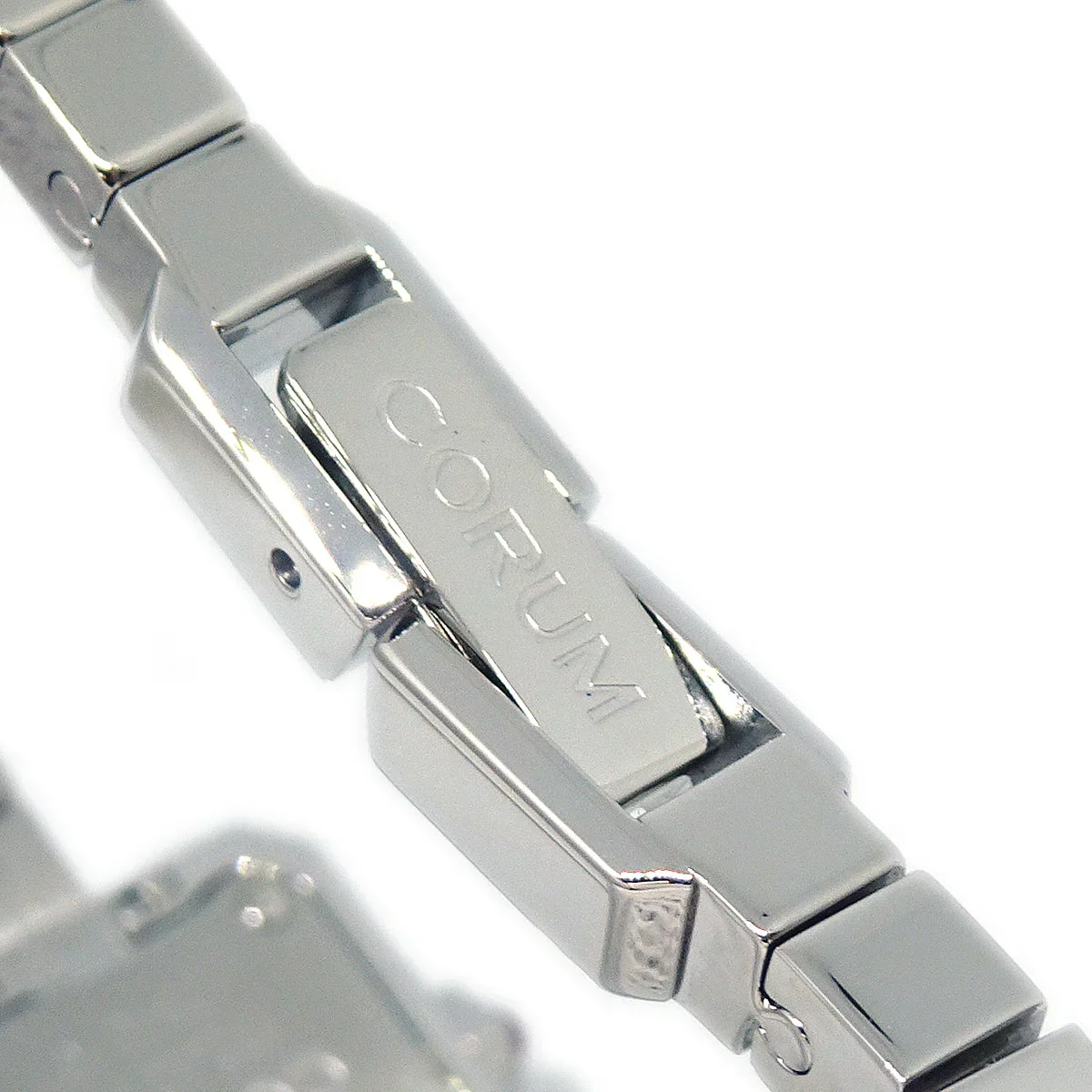 Corum Sugar Cube Ref.137.424.47 Quartz Watch SS Diamond - Image 5