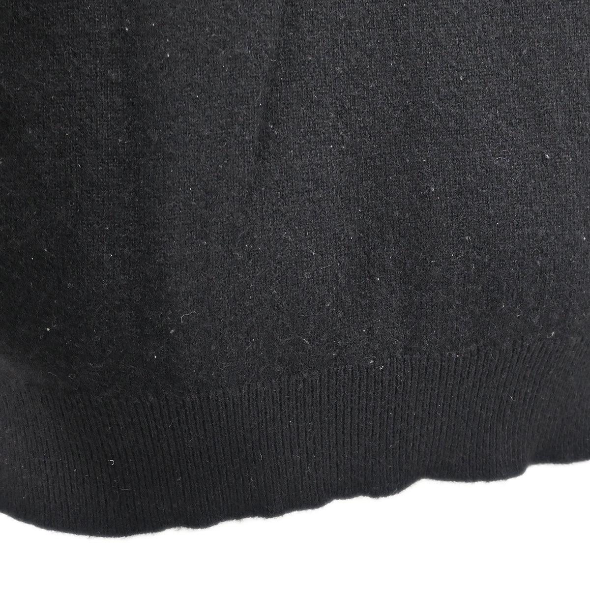 Chanel CC Logo Sweater Black - Image 3