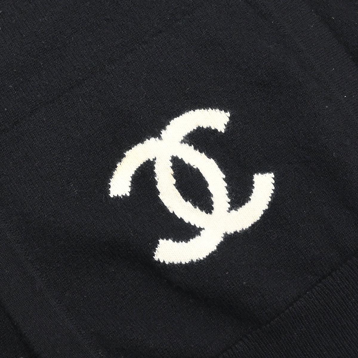 Chanel CC Logo Sweater Black - Image 6