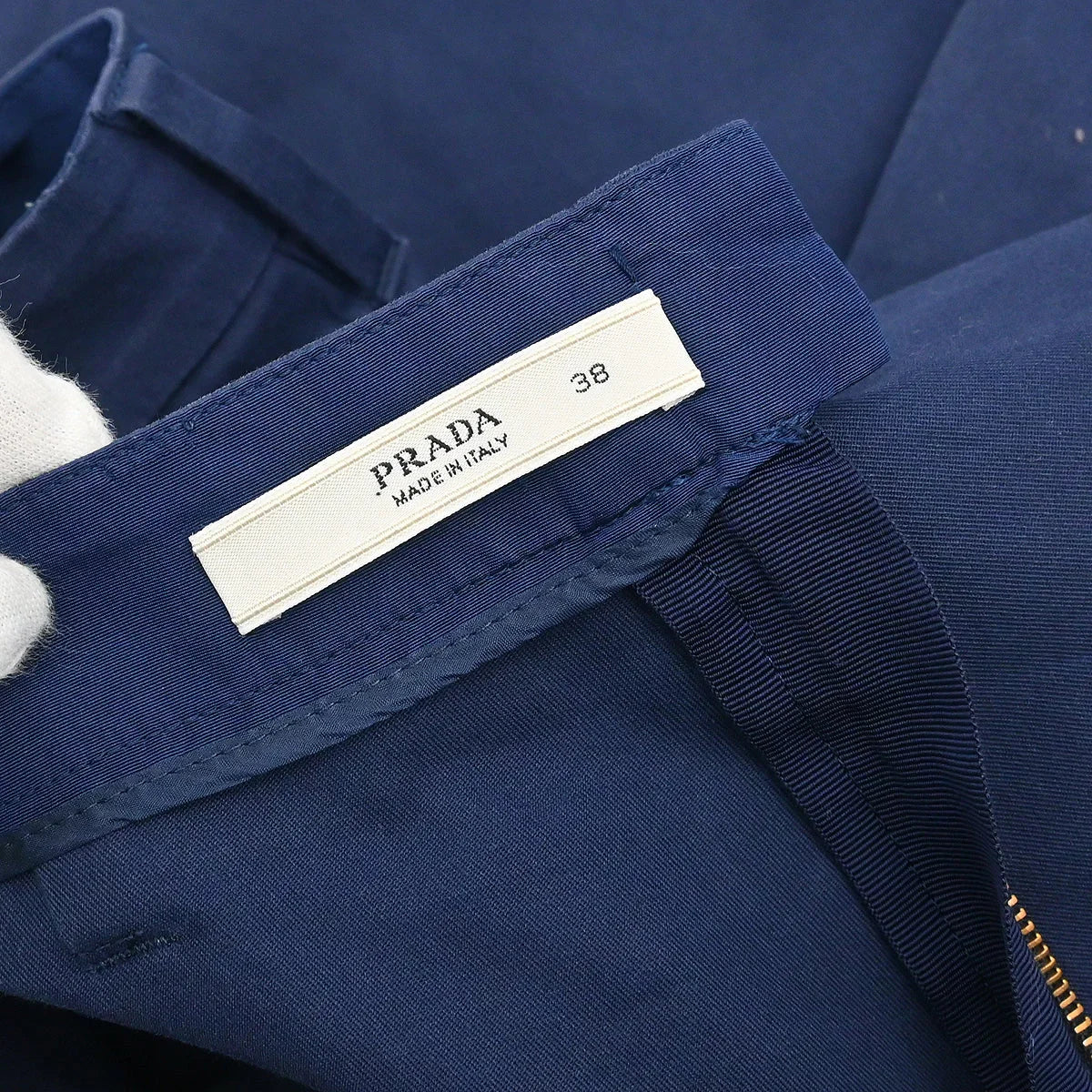 Prada 2008 Skirt Navy #38 - Image 11