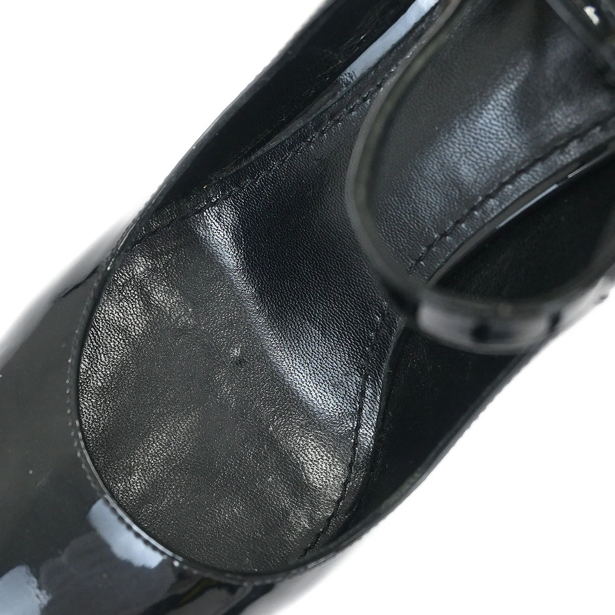 Louis Vuitton 2018 Black Patent Leather Pumps Shoes #37 - Image 6