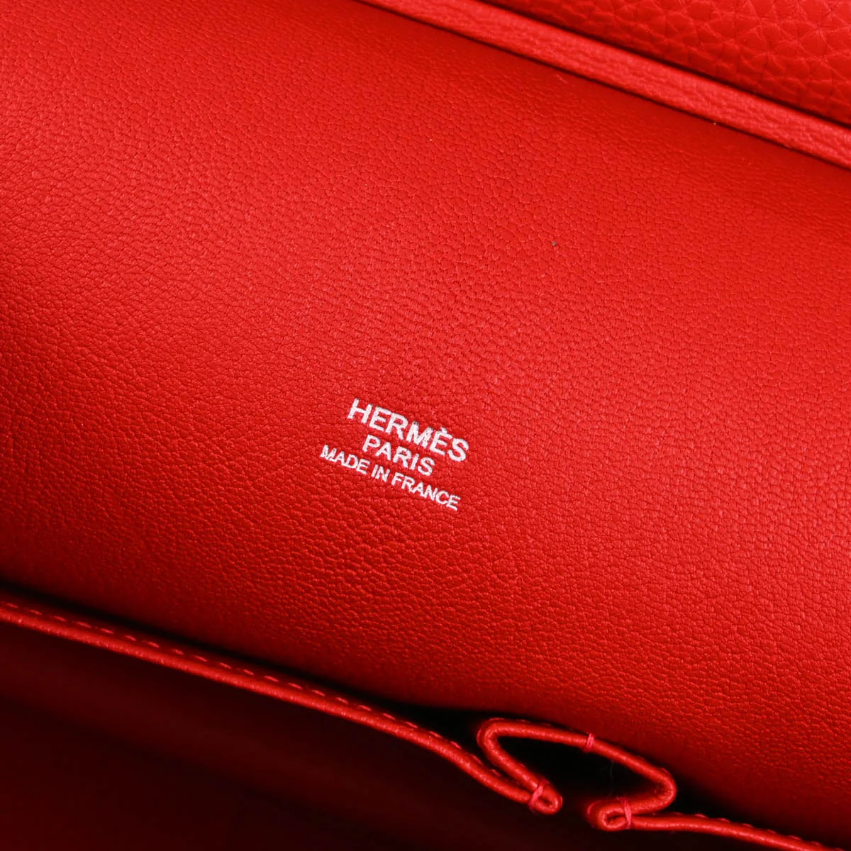 Hermes 2013 Red Taurillon Clemence Jypsiere 31 Shoulder Bag - Image 6