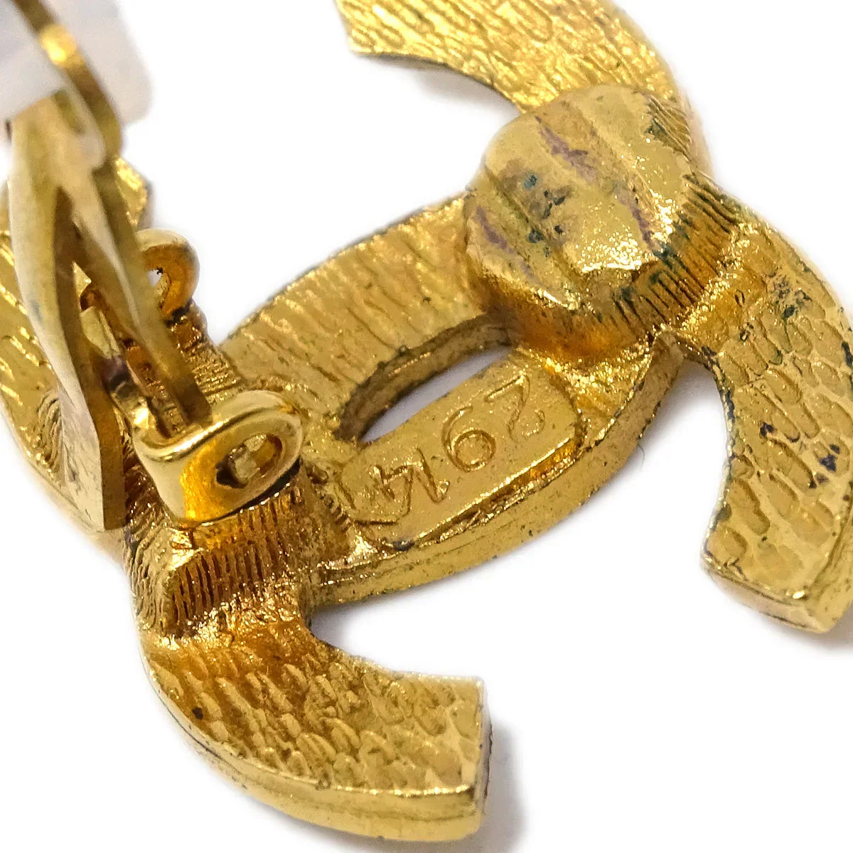 Chanel Gold CC Earrings Clip-On 29/2914 - Image 4