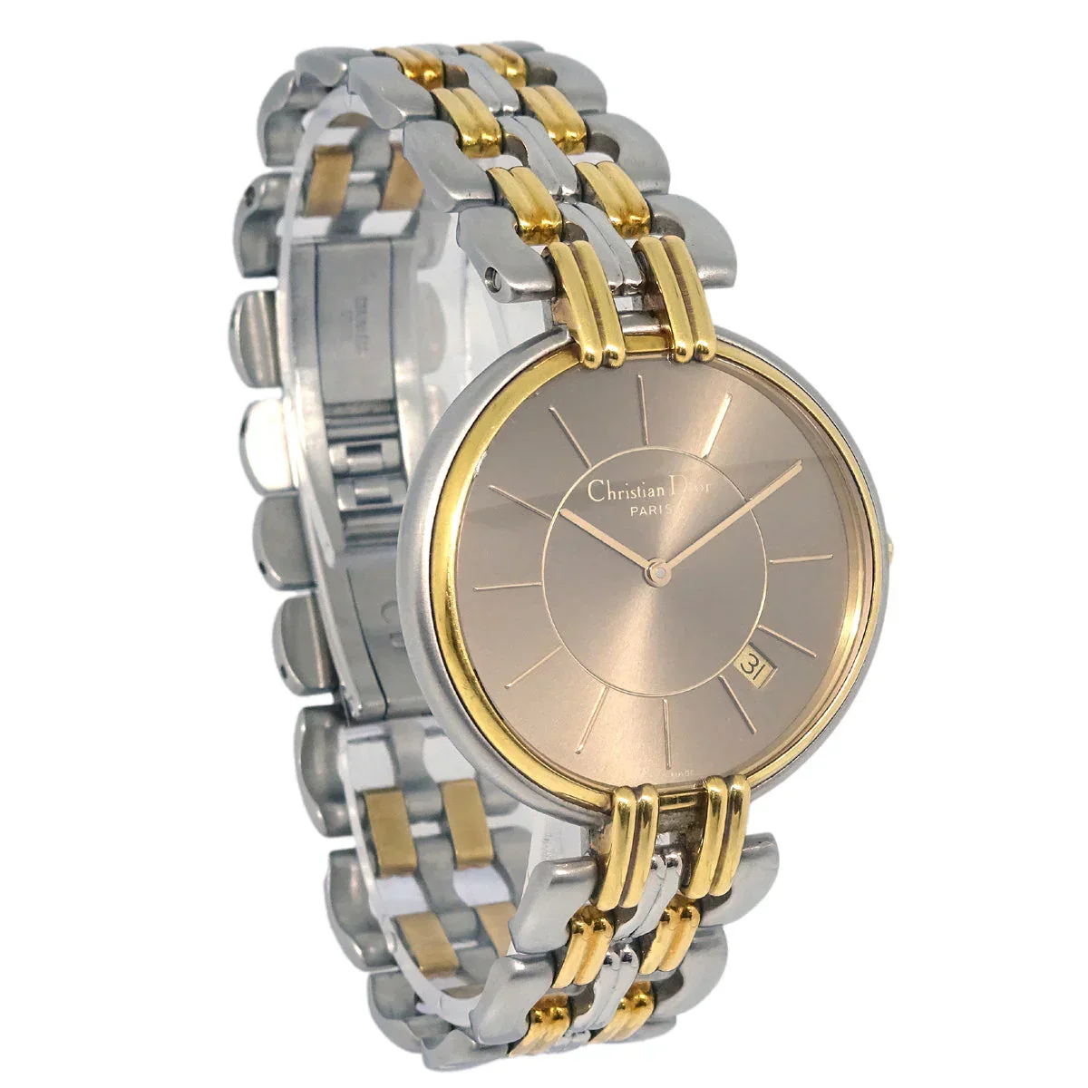 Christian Dior D65-111 Bagheera Quartz Watch SS - Image 2