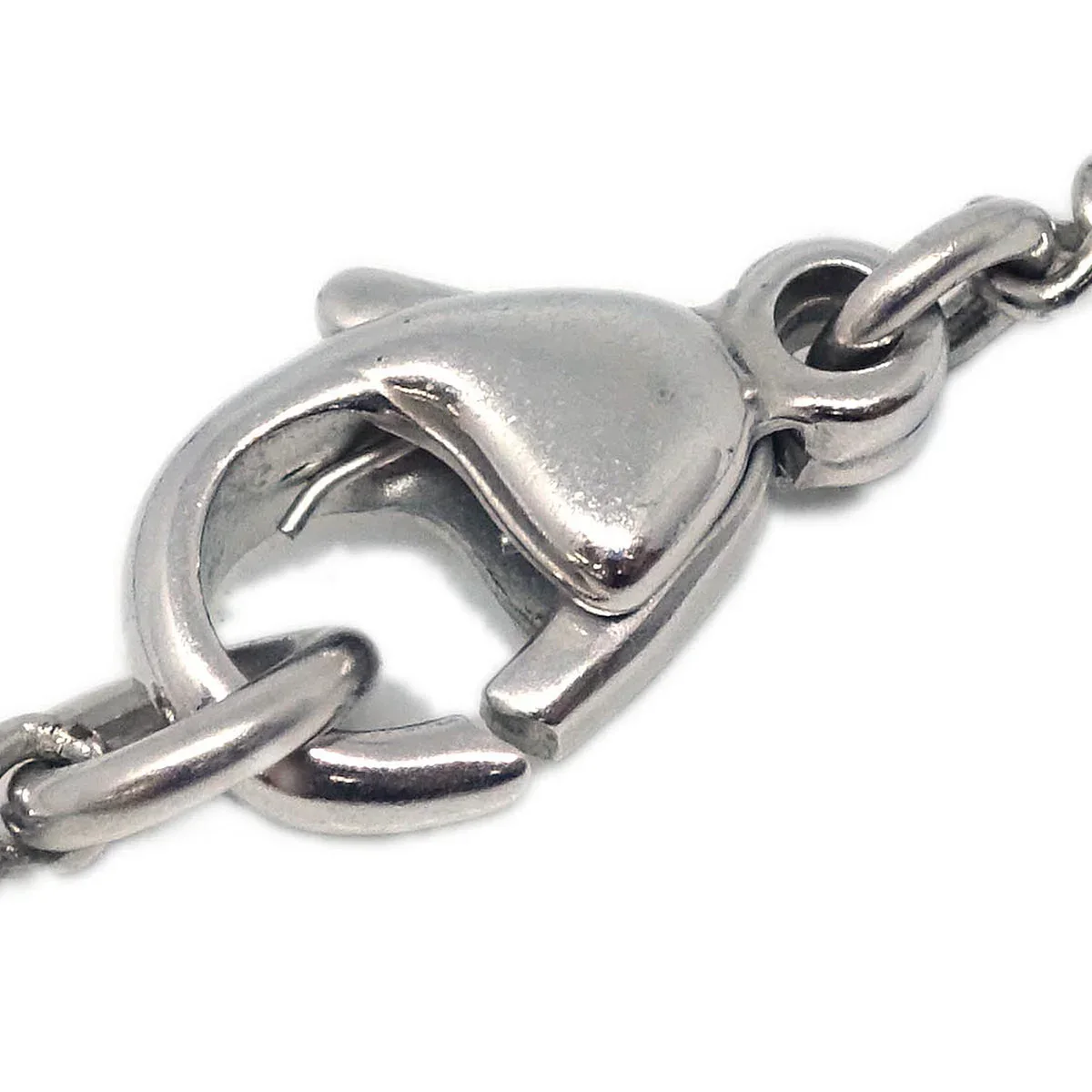 Chanel CC Chain Necklace Pendant Silver 06P - Image 3