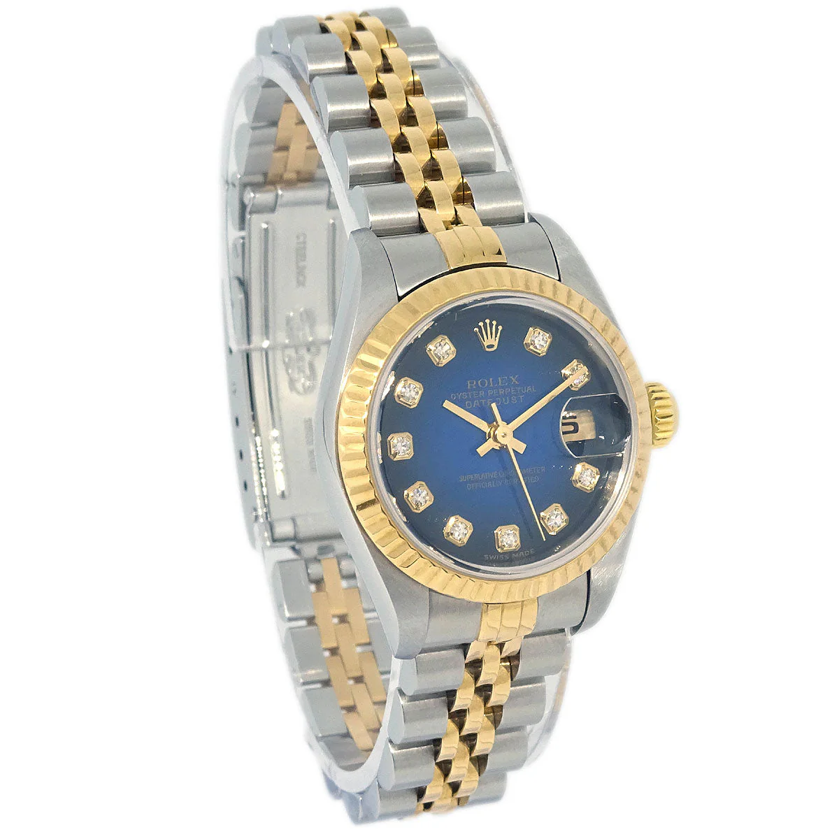 Rolex Oyster Perpetual Datejust 26mm Ref.79173 Watch SS 18K Diamond - Image 2