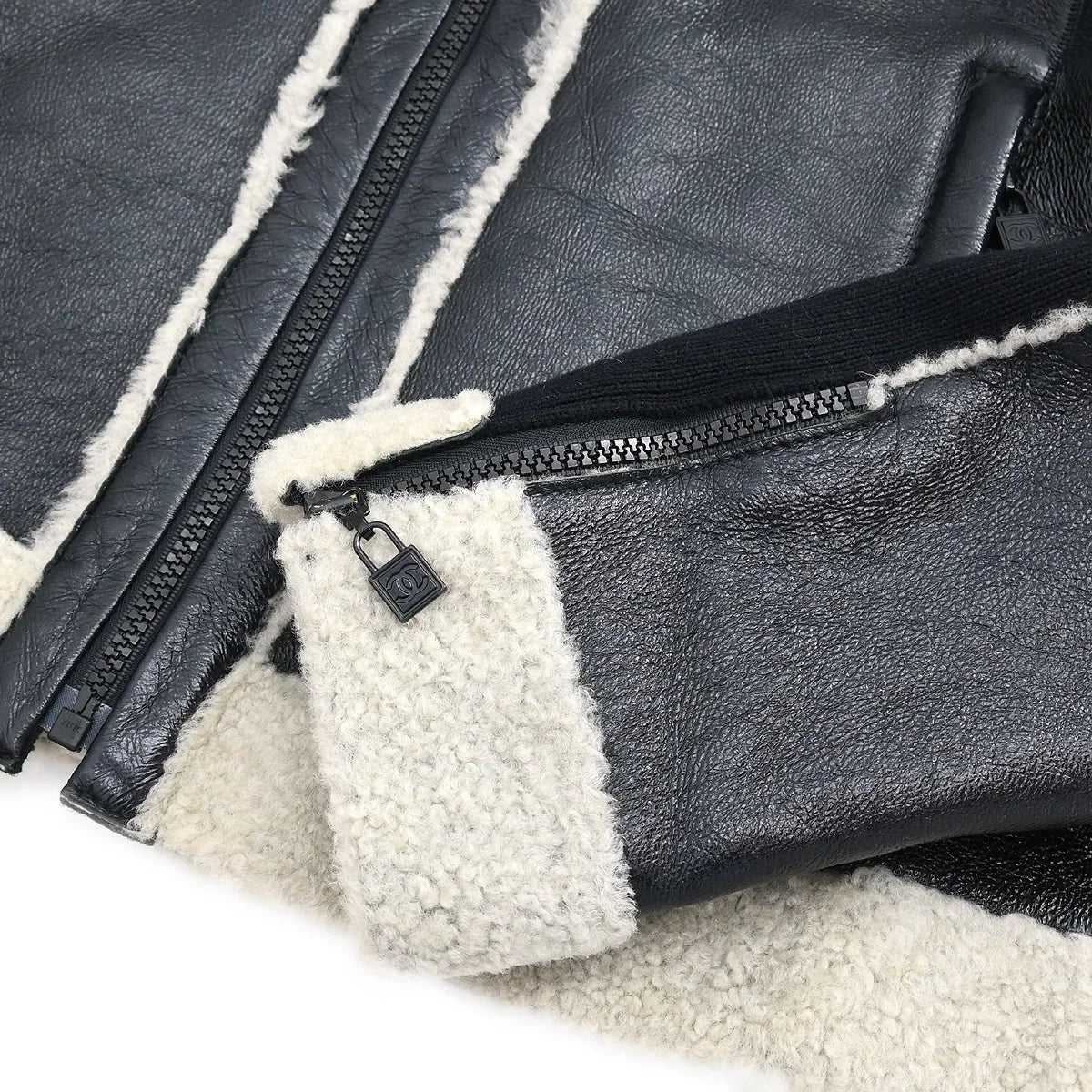 Chanel 2008 Sport Line Zip Up Jacket Black #38 - Image 4