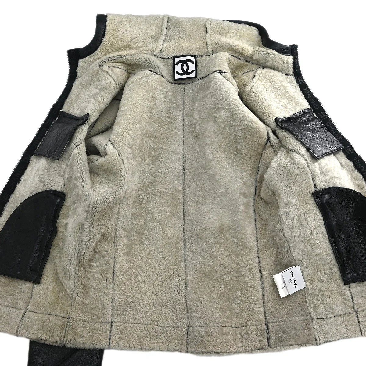 Chanel 2008 Sport Line Zip Up Jacket Black #38 - Image 6