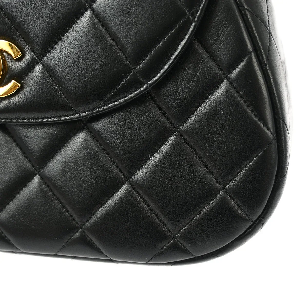 Chanel 1994-1996 Black Lambskin Handbag - Image 4