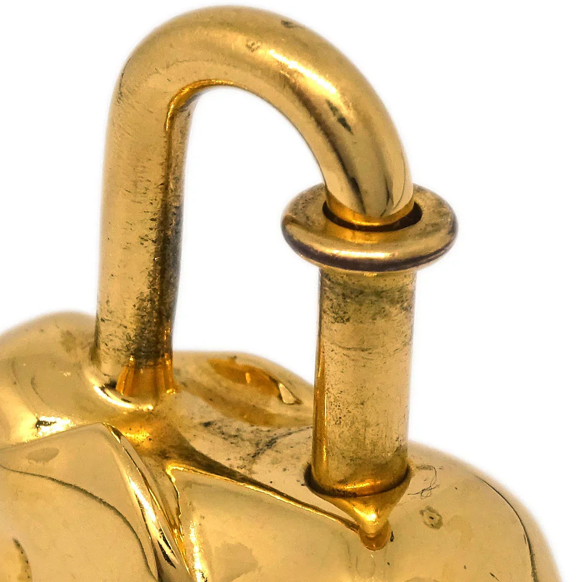 Hermes 1988 Elephant Cadena Gold Small Good - Image 3