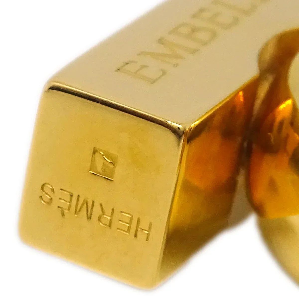 Hermes 2001 Earth Cadena Padlock Gold Small Good - Image 3