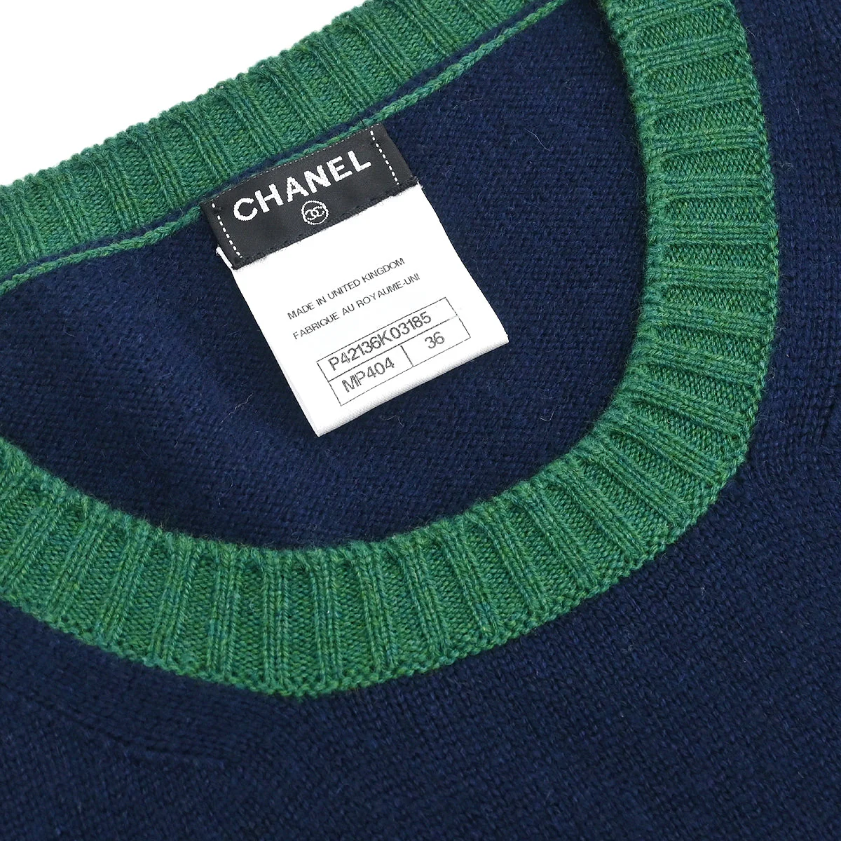 Chanel 2011-2012 Dress Navy #36 - Image 3