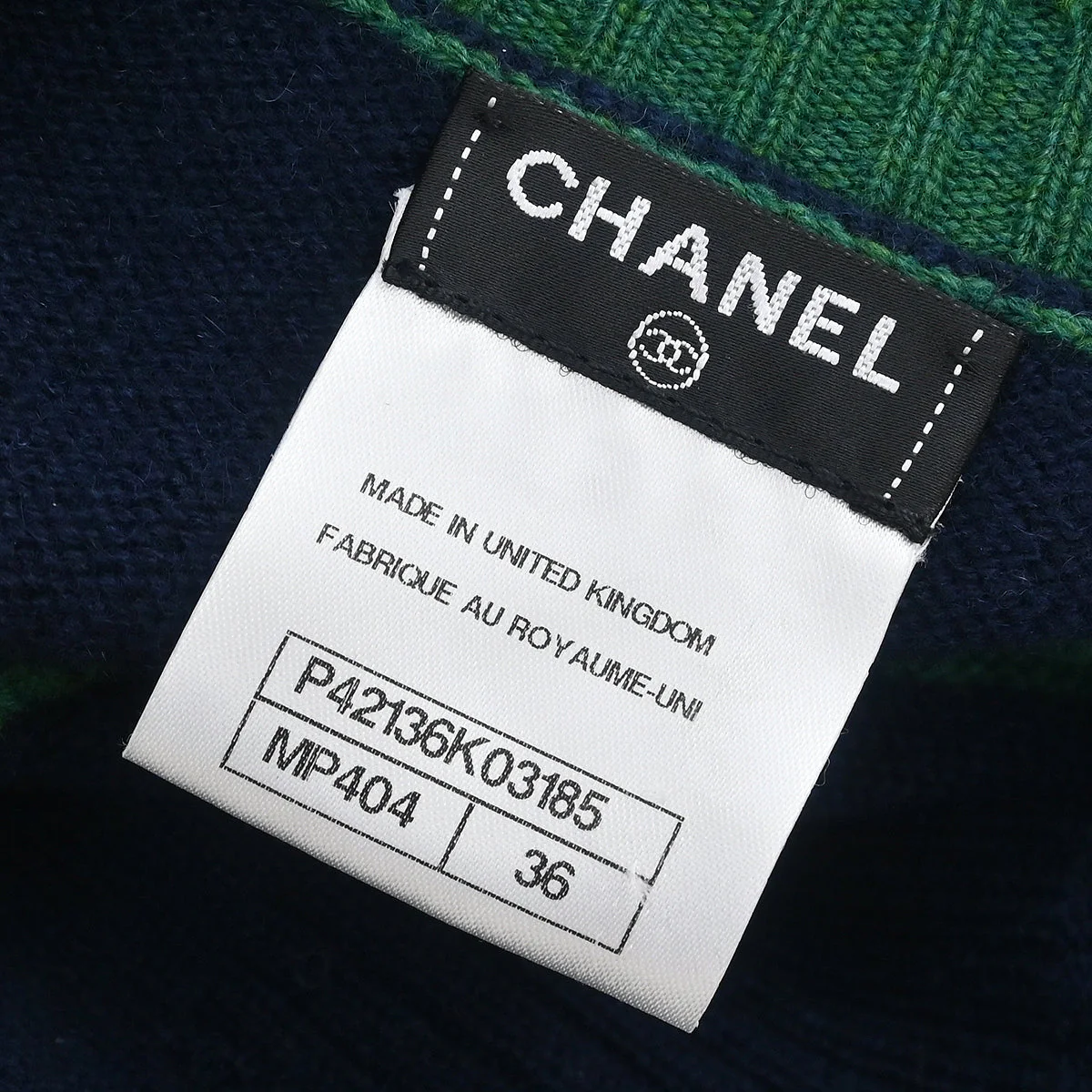 Chanel 2011-2012 Dress Navy #36 - Image 9
