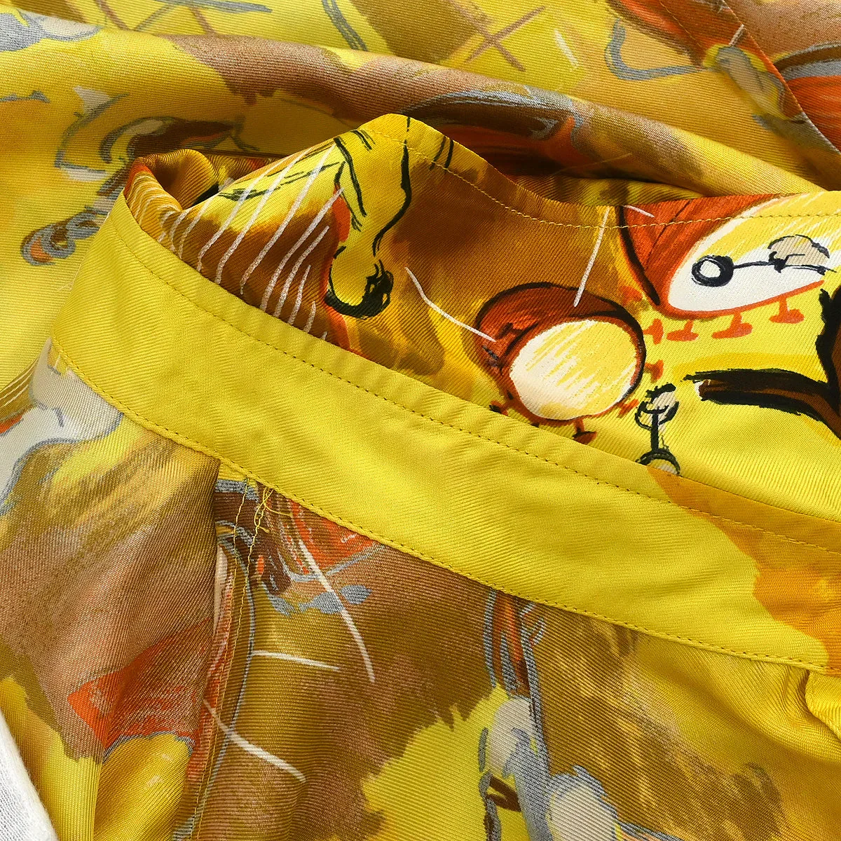 Hermes Shirt Blouse Yellow #40 - Image 9