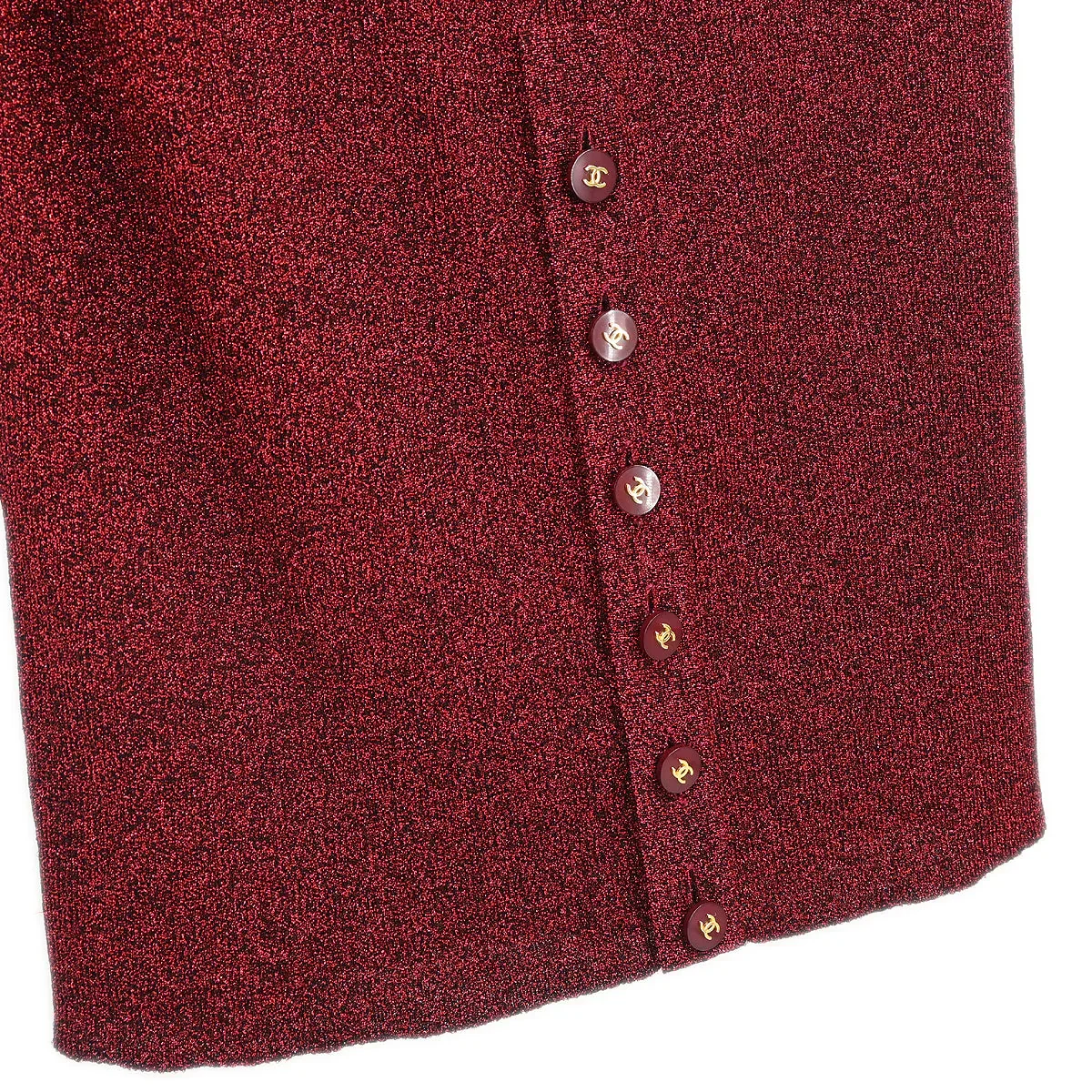 Chanel 1996 Setup Cardigan Dress Bordeaux #40 - Image 4