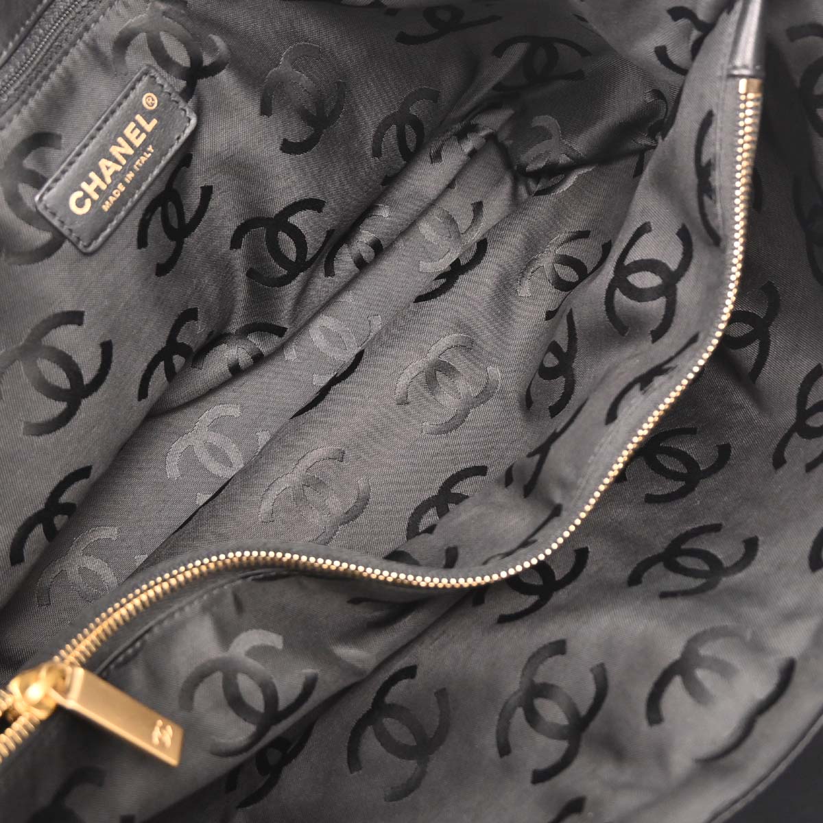 Chanel 2005-2006 Navy Straw Tote Handbag - Image 6