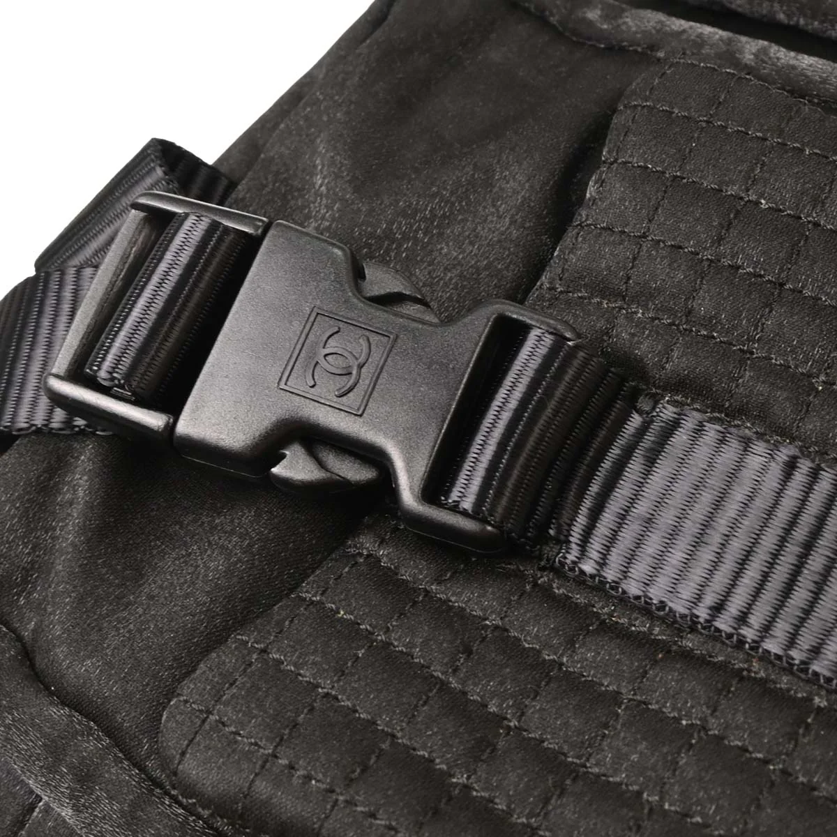 Chanel 2005-2006 Black Nylon Sport Line Shoulder Bag - Image 6