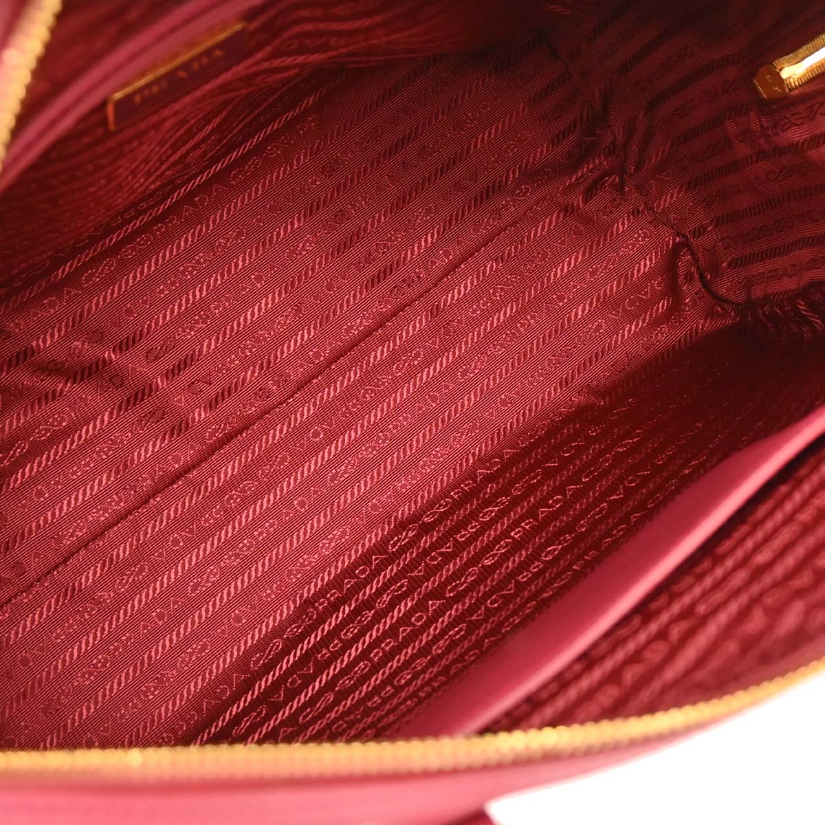 Prada Pink Leather 2way Shoulder Handbag - Image 5
