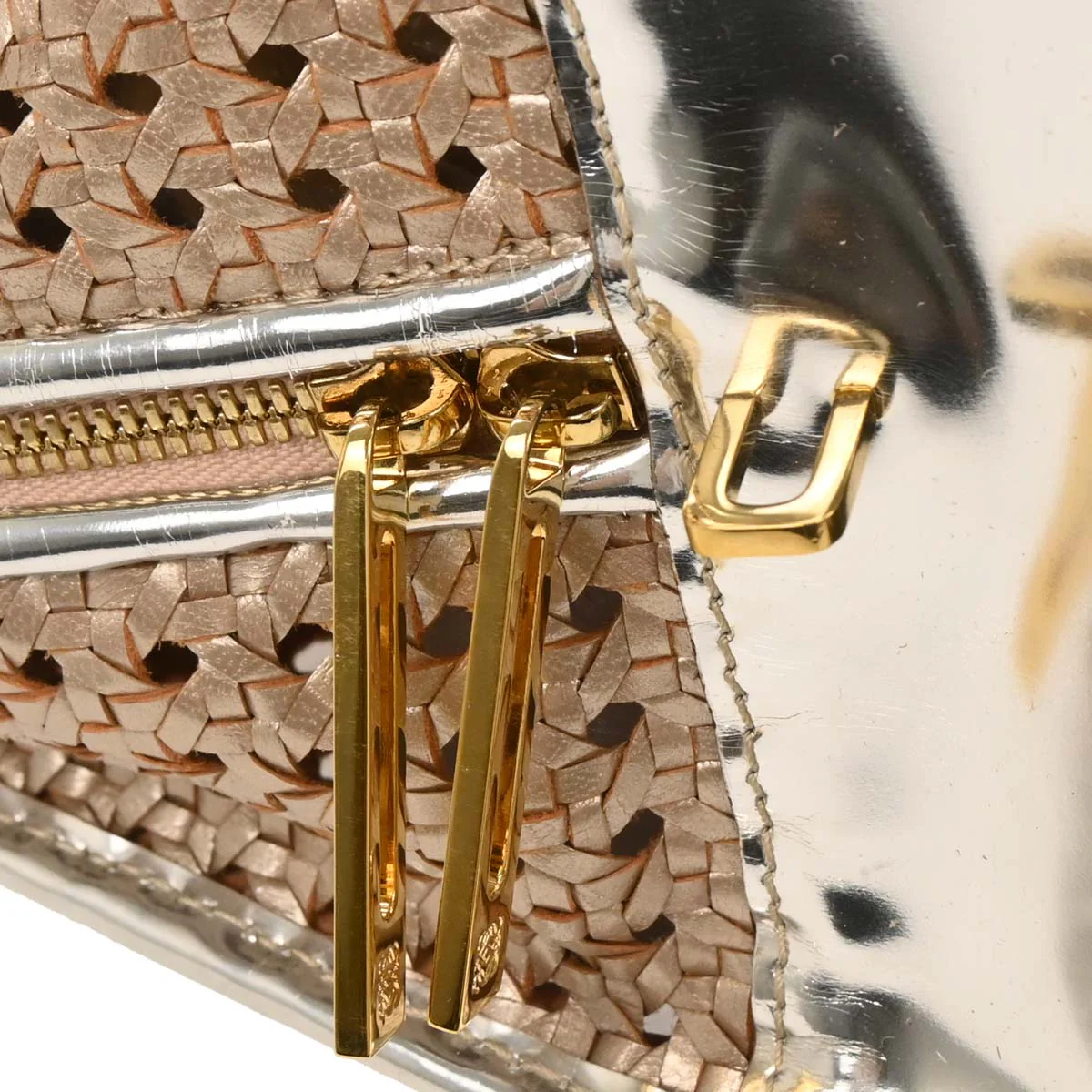 Loewe Silver Leather Amazona 36 Handbag - Image 5