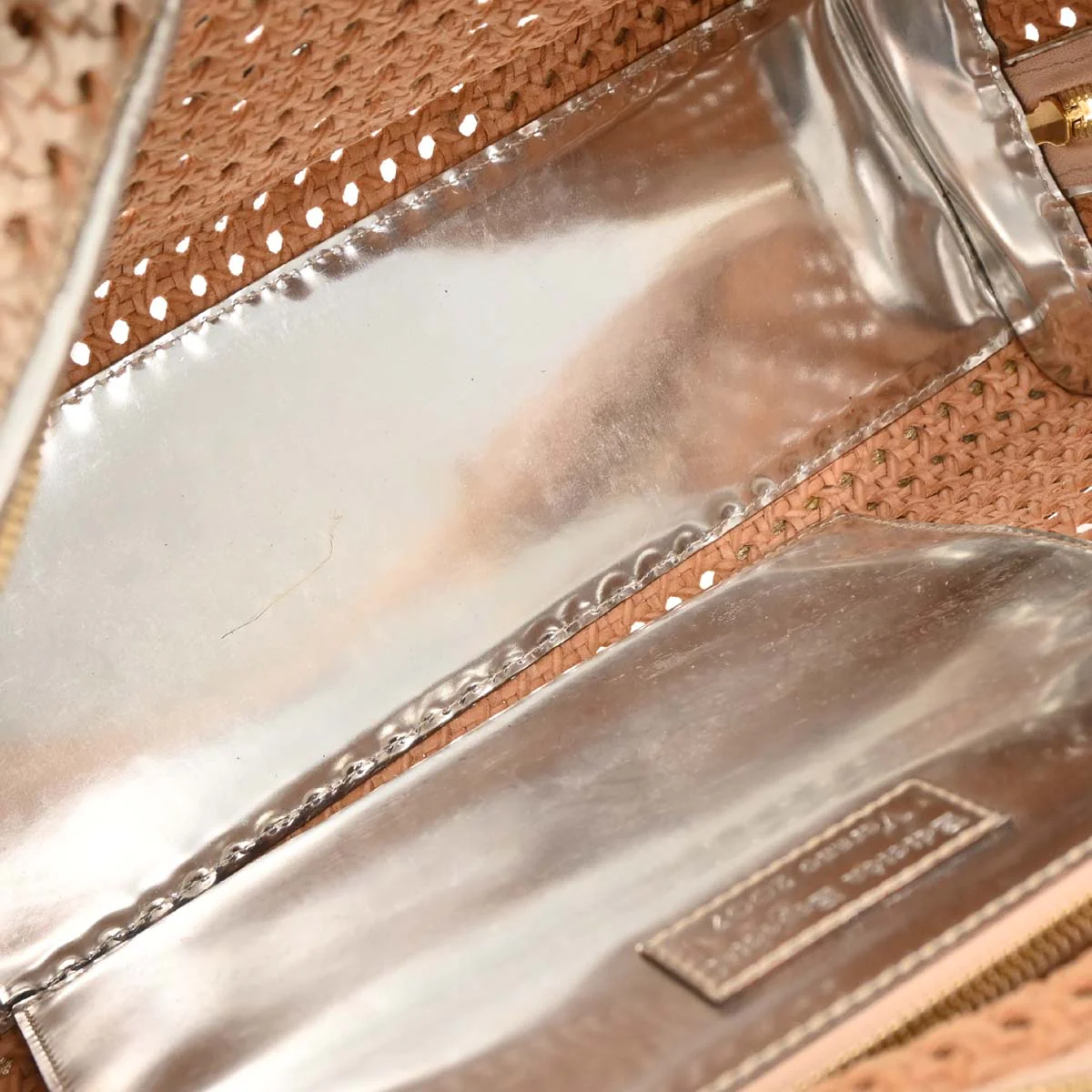 Loewe Silver Leather Amazona 36 Handbag - Image 8