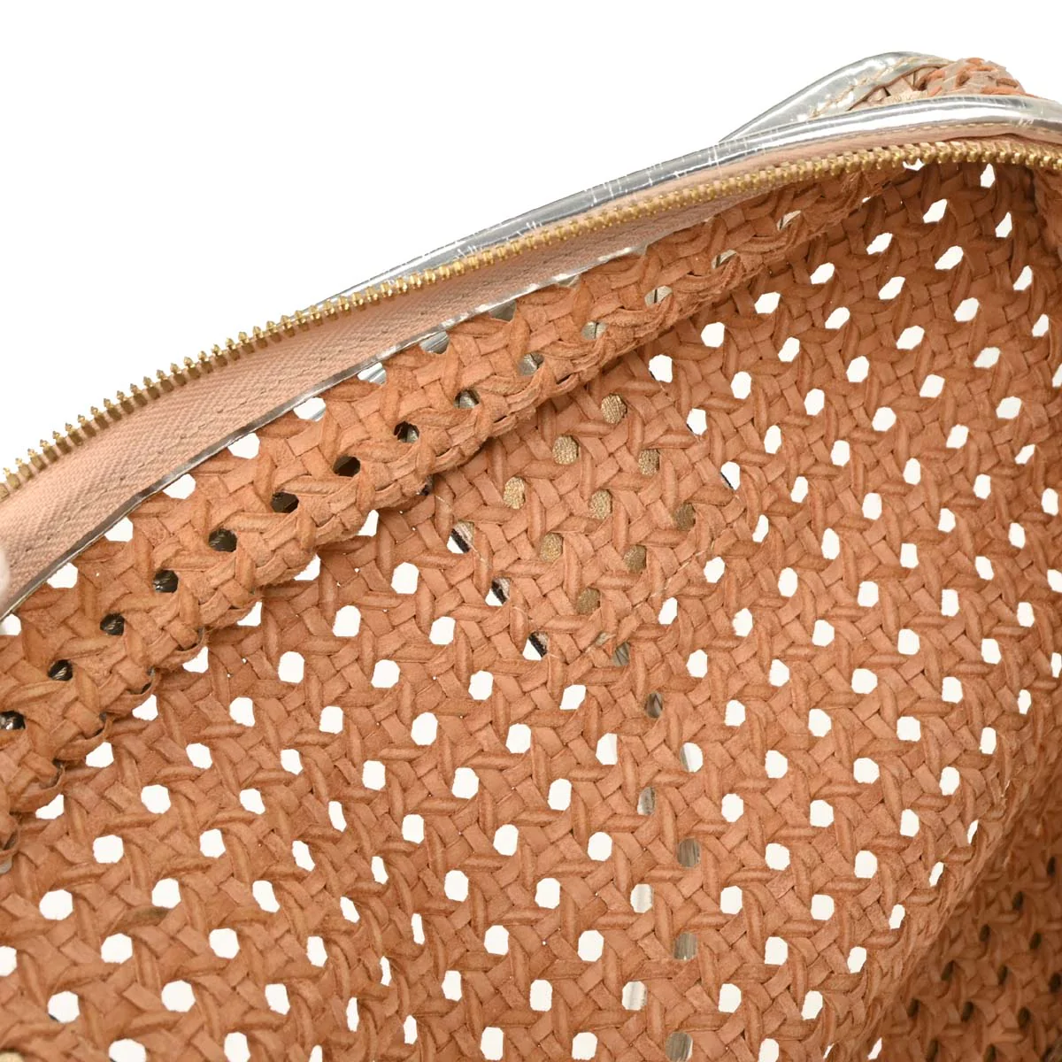 Loewe Silver Leather Amazona 36 Handbag - Image 9